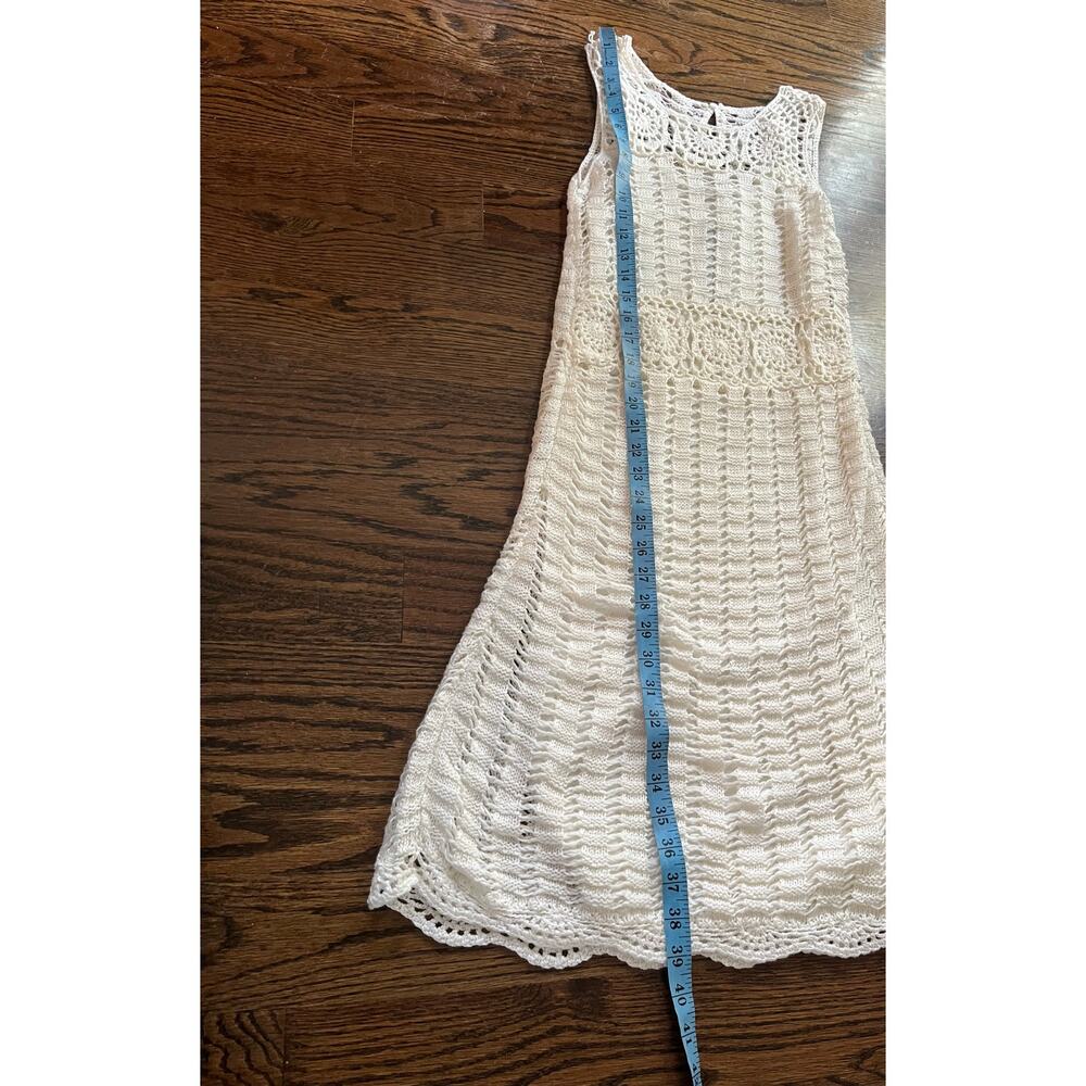 Venus women’s crochet dress Sz. S lined white beach NWT - Picture 7 of 8
